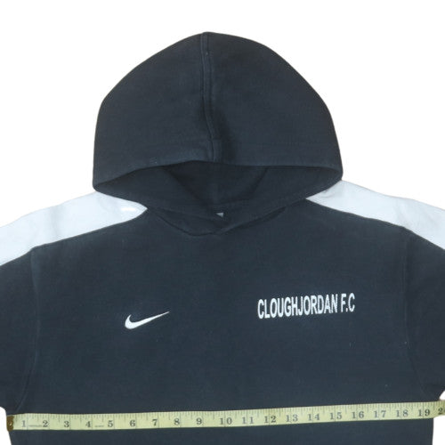 Nike Mens Teens Black Hoodie Cloughjordan FC L Full Zip Fleece
