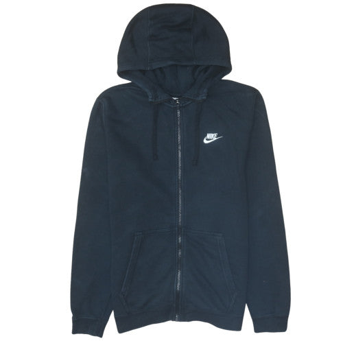 Nike Men's Black Full Zip Hoodie Sweatshirt Size M Regular Fit