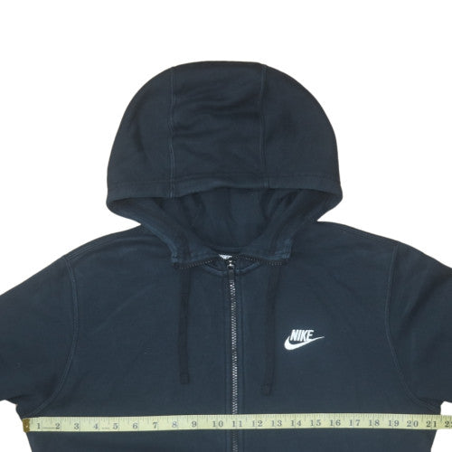 Nike Men's Black Full Zip Hoodie Sweatshirt Size M Regular Fit