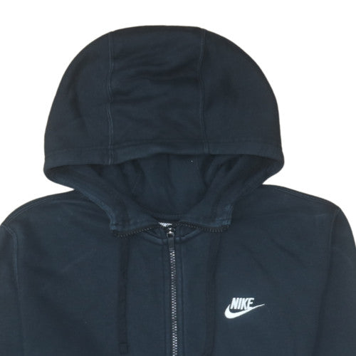 Nike Men's Black Full Zip Hoodie Sweatshirt Size M Regular Fit