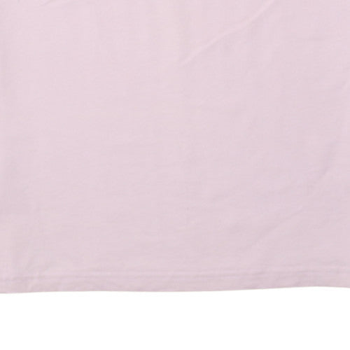 Fred Perry Women Pink Cotton Crew Neck Short Sleeve T-Shirt UK 8