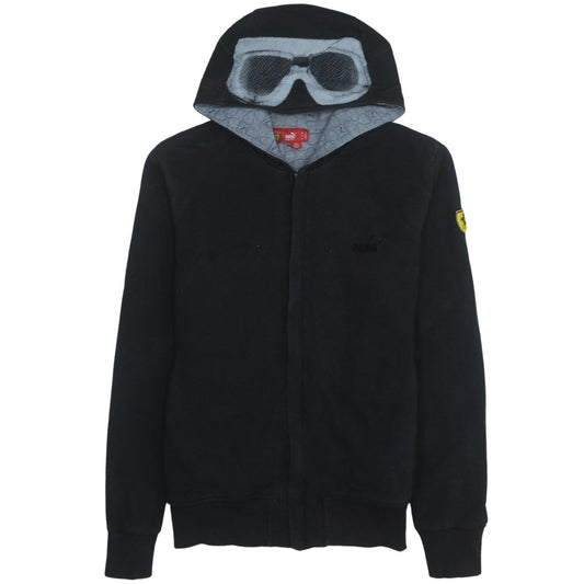 Puma Ferrari Men's Black Full Zip Hoodie Size M