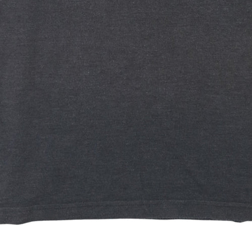 U.S. Polo Assn. Men's Grey Cotton Short Sleeve Polo Shirt M