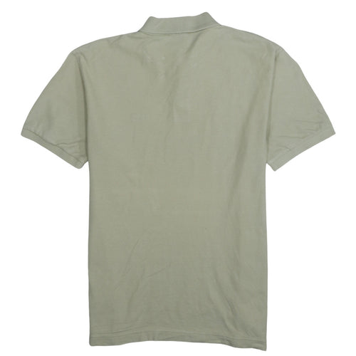 FILA Mens Beige Cotton Polo Shirt Size L Short Sleeve Casual Top