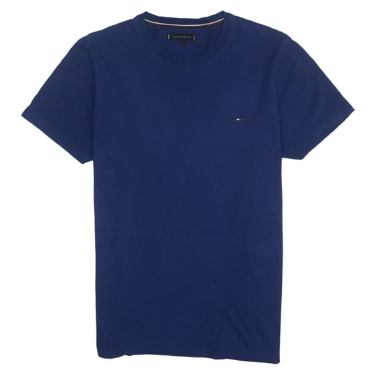Tommy Hilfiger Men's Blue Cotton Crew Neck T-Shirt Size L