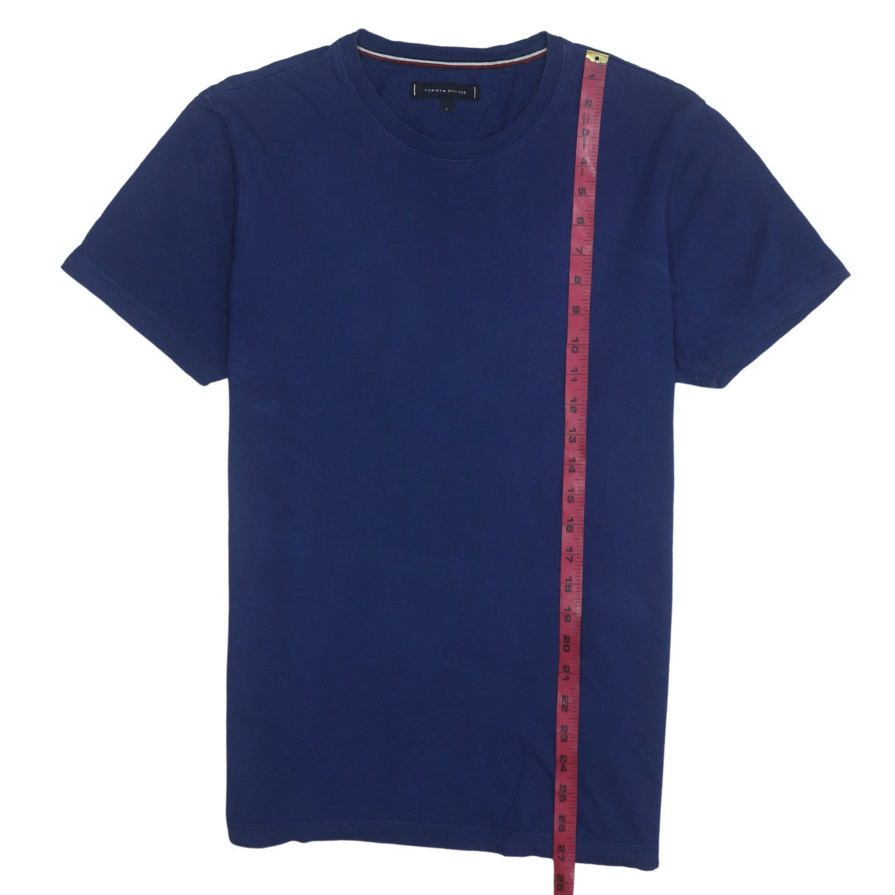 Tommy Hilfiger Men's Blue Cotton Crew Neck T-Shirt Size L