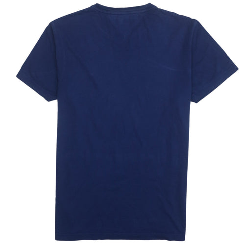 Tommy Hilfiger Men's Blue Cotton Crew Neck T-Shirt Size L