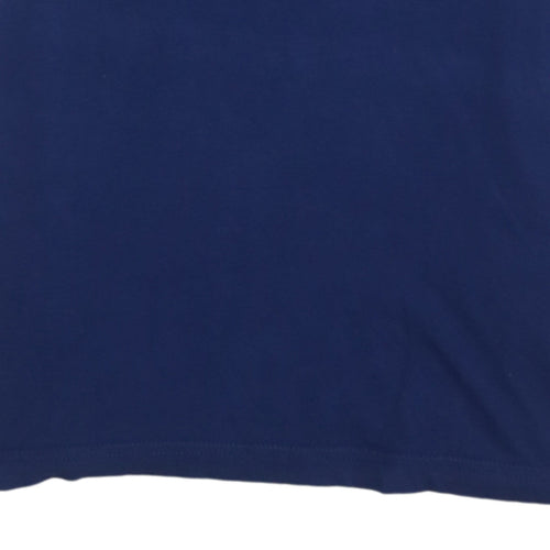 Tommy Hilfiger Men's Blue Cotton Crew Neck T-Shirt Size L