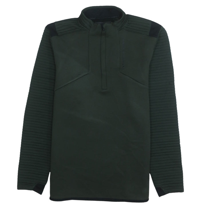 Under Armour Men Green M 1/4 Zip ColdGear Sweatshirt Fleece Top