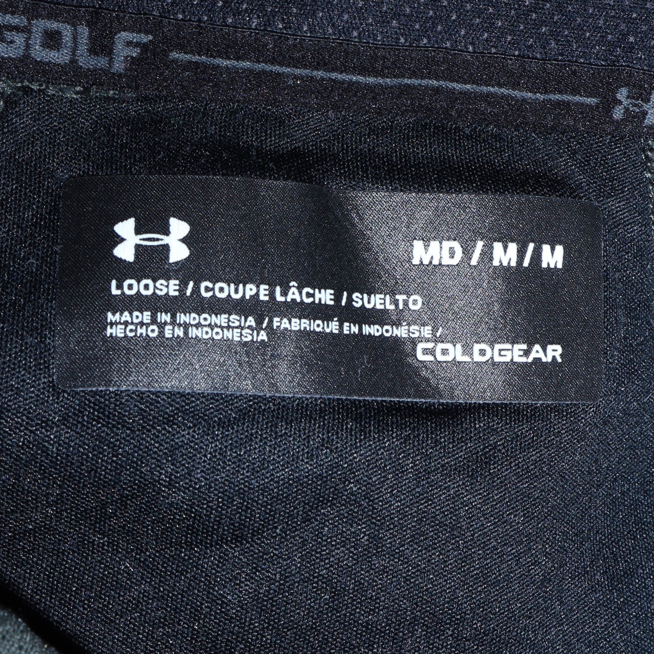 Under Armour Men Green M 1/4 Zip ColdGear Sweatshirt Fleece Top