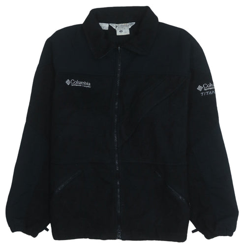 Columbia Men's Black Fleece Full Zip Outdoor Sweatshirt Size M