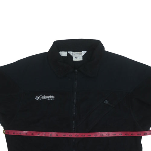 Columbia Men's Black Fleece Full Zip Outdoor Sweatshirt Size M