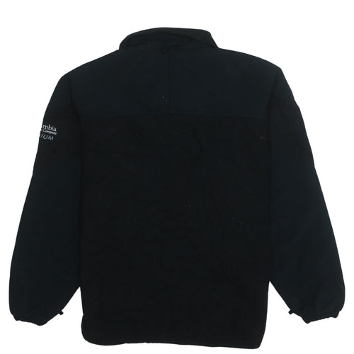 Columbia Men's Black Fleece Full Zip Outdoor Sweatshirt Size M