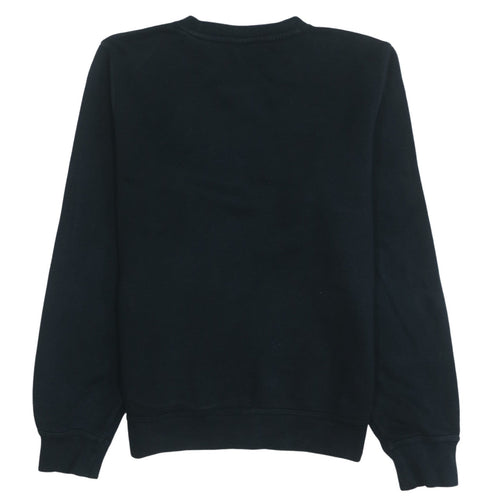 Nike Mens Black Small Pullover Sweatshirt Crew Neck Fleece