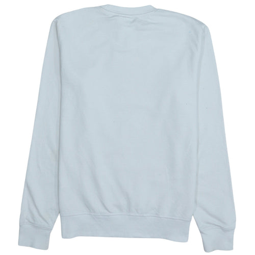 New Balance Men's White Logo Pullover Sweatshirt Size M