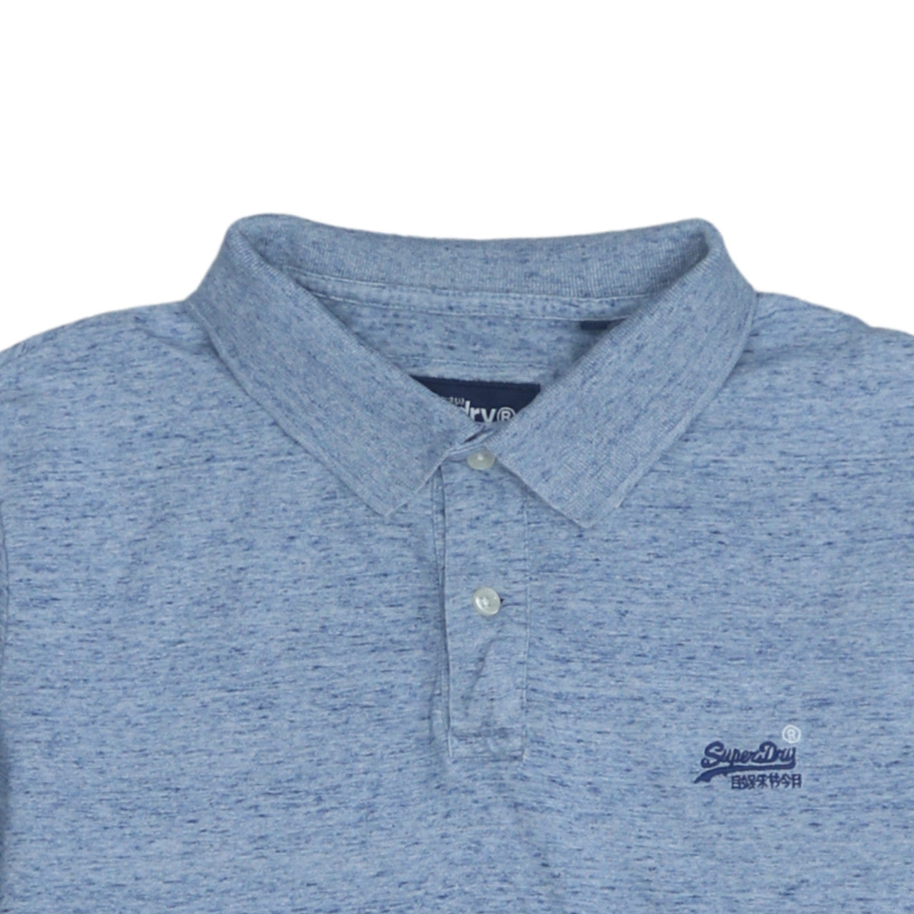 Superdry Men's Blue XL Orange Label Polo Cotton T-Shirt