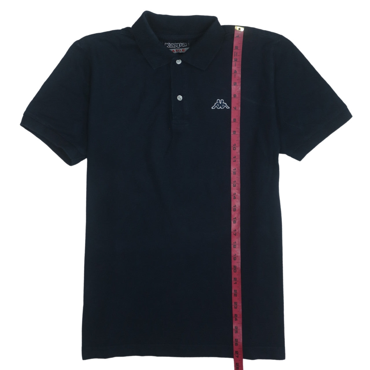 Kappa Men's Black Cotton Polo Shirt Size L Short Sleeve Casual