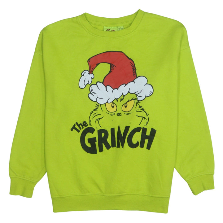 The Grinch Unisex Green Pullover Sweatshirt S Christmas Graphic