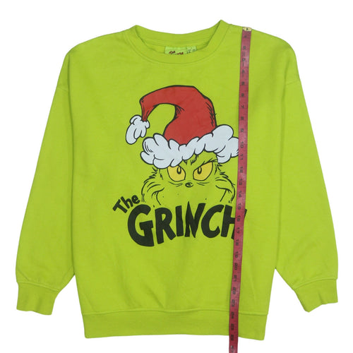 The Grinch Unisex Green Pullover Sweatshirt S Christmas Graphic