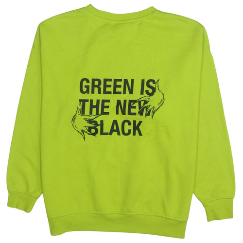 The Grinch Unisex Green Pullover Sweatshirt S Christmas Graphic