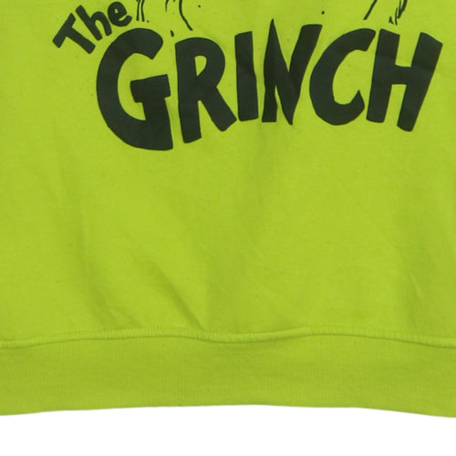 The Grinch Unisex Green Pullover Sweatshirt S Christmas Graphic