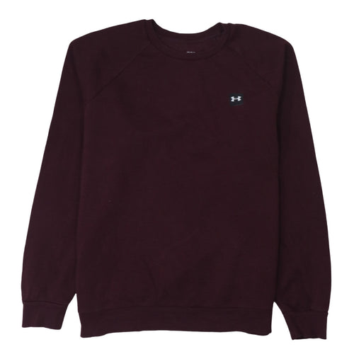 Under Armour Men's Brown Large Pullover Sweatshirt Crew Neck Fleece