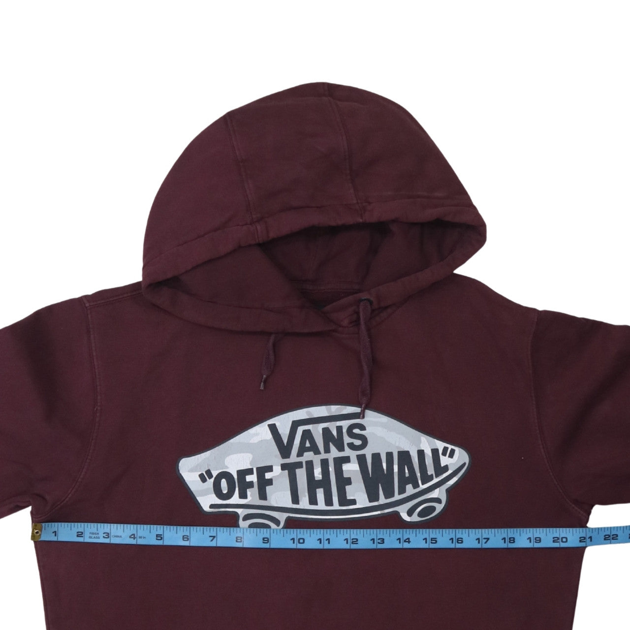 Vans Men's Brown Small Pullover Hoodie with Logo Graphic