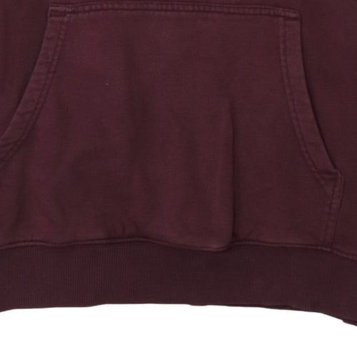 Vans Men's Brown Small Pullover Hoodie with Logo Graphic