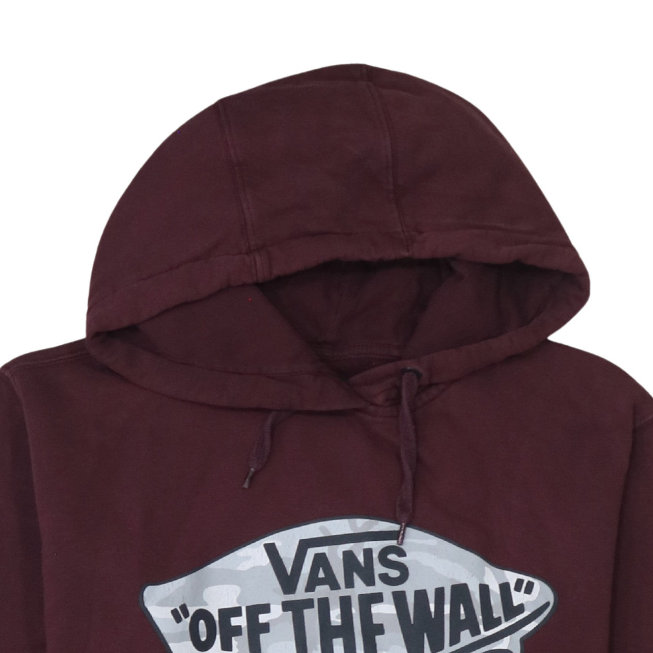 Vans Men's Brown Small Pullover Hoodie with Logo Graphic