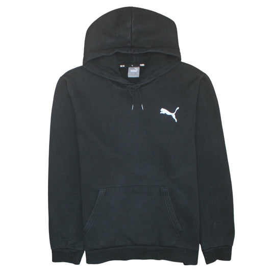 Puma Men's Black Pullover Hoodie Size L Sports Fleece Sweatshirt