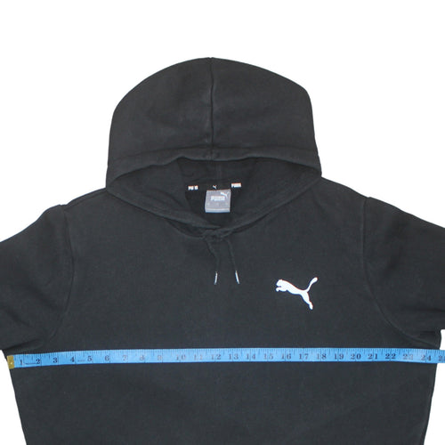 Puma Men's Black Pullover Hoodie Size L Sports Fleece Sweatshirt