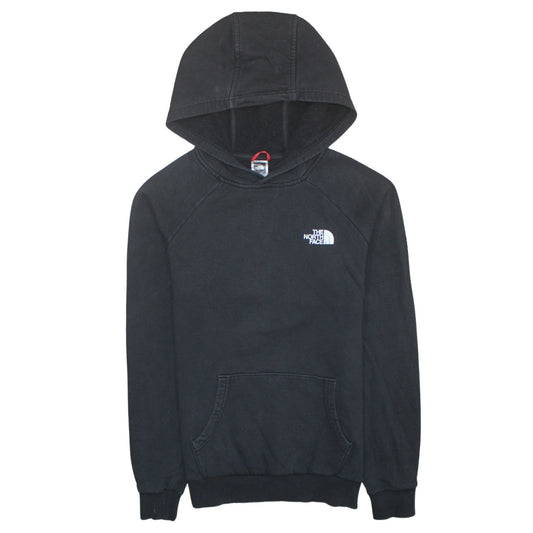 The North Face Men's Black Pullover Hoodie S Outdoor Logo Sweatshirt