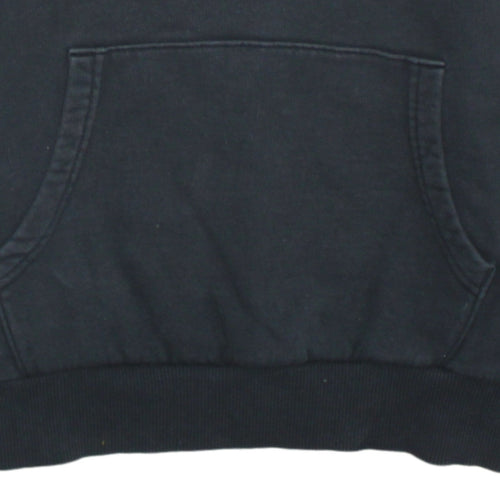 The North Face Men's Black Pullover Hoodie S Outdoor Logo Sweatshirt