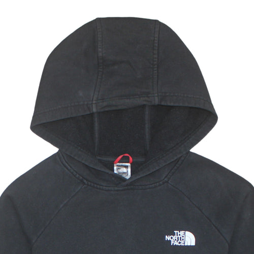 The North Face Men's Black Pullover Hoodie S Outdoor Logo Sweatshirt