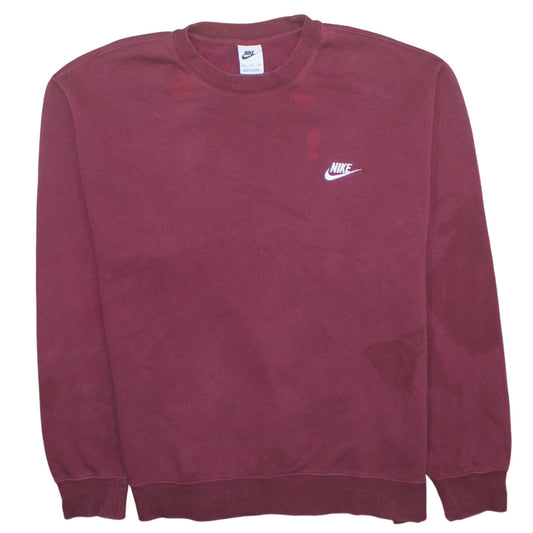 Nike Men's Red 2XL Pullover Crew Neck Sweatshirt