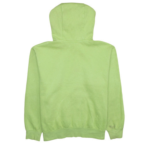 Nike Women’s Green Pullover Hoodie L Cotton Fleece Casual