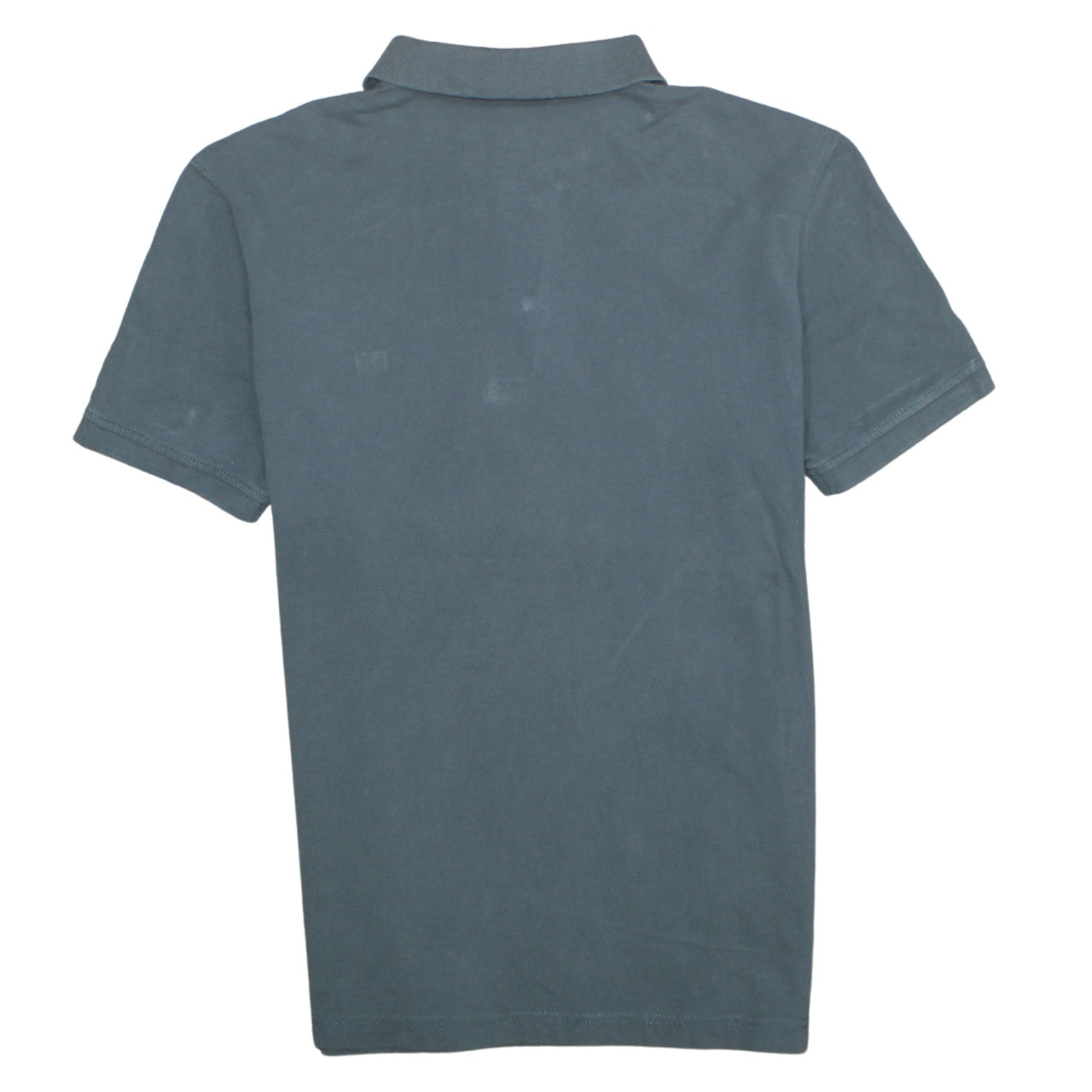 Napapijri Men's Blue Cotton Short Sleeve Polo Shirt M