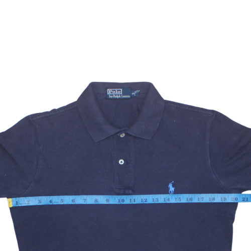 Ralph Lauren Men's Blue Cotton Polo Shirt Size S Regular Fit