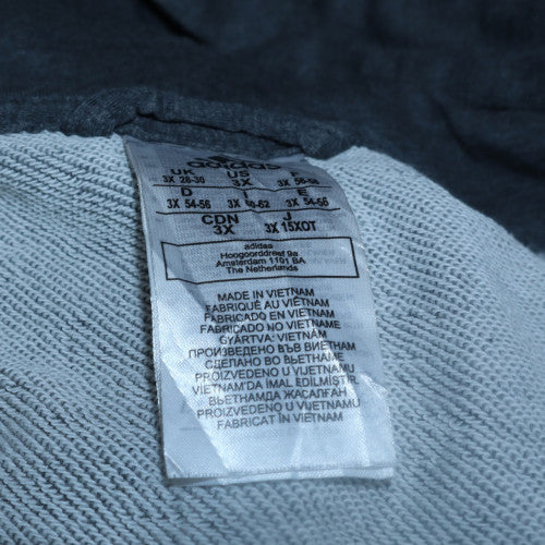 Adidas Womens Grey Full Zip Hoodie 3XL Hooded Casual Sweatshirt