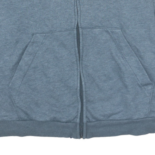 Adidas Womens Grey Full Zip Hoodie 3XL Hooded Casual Sweatshirt