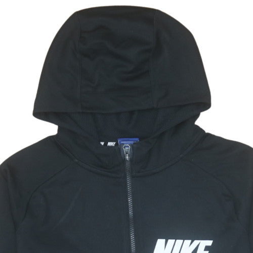 Nike Boys Black Full Zip Hoodie XL 13-15 Years Hooded Sweatshirt