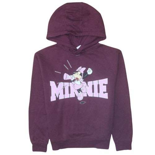 Disney Women’s Purple Minnie Mouse Pullover Hoodie XS