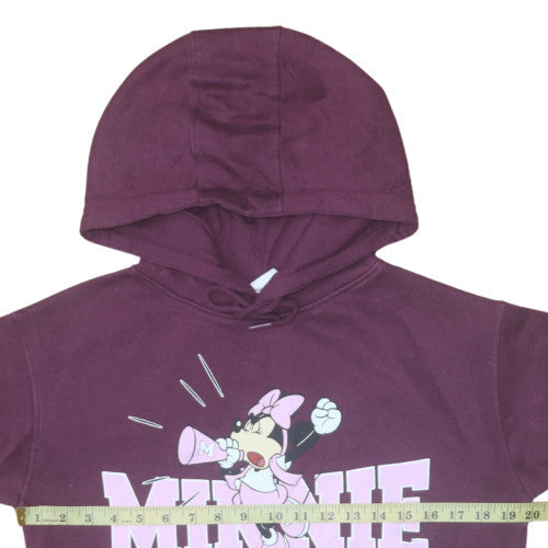 Disney Women’s Purple Minnie Mouse Pullover Hoodie XS