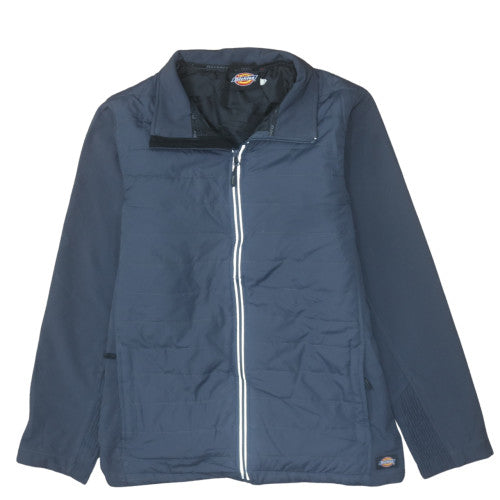 Dickies Men's Blue Full Zip Lined Work Jacket Size L Regular