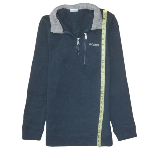 Columbia Men's Blue Fleece 1/4 Zip Pullover Sweatshirt Size M