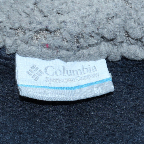 Columbia Men's Blue Fleece 1/4 Zip Pullover Sweatshirt Size M