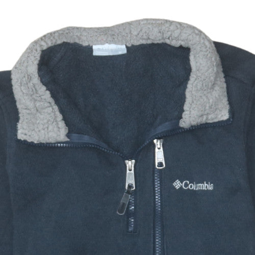 Columbia Men's Blue Fleece 1/4 Zip Pullover Sweatshirt Size M