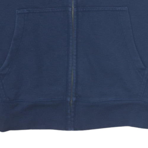 GAP Women's Navy Blue Full Zip Hoodie Small Cotton Blend Classic Fit