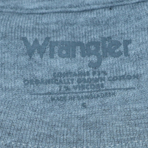 Wrangler Men's Grey Logo Crew Neck Sweatshirt Size M