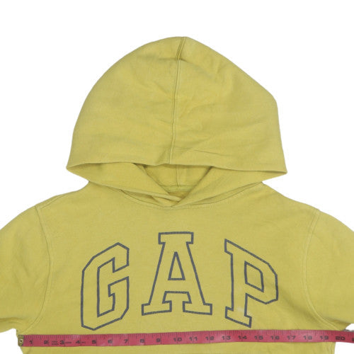 GAP Kids Boys Yellow & Grey Pullover Hoodie XXL Cotton Blend Sweatshirt